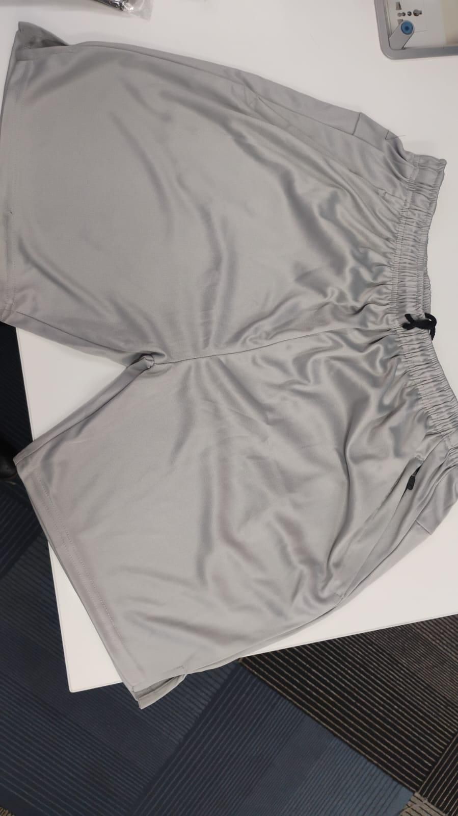 Men's Casual & Stylish Sports Shorts (Combo of Black & Grey)