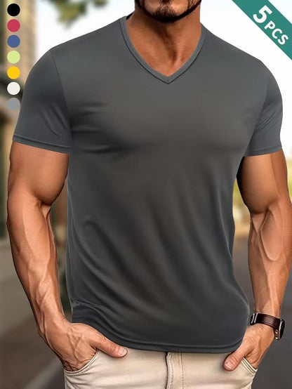 Casual Versatile T-Shirts Pack of 5
