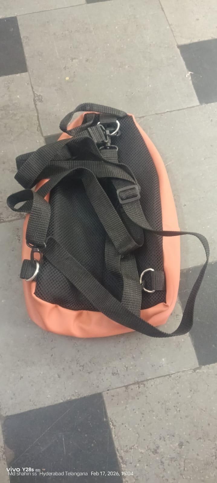 2 in 1 Stylish Sling/Backpack Bag For Women's