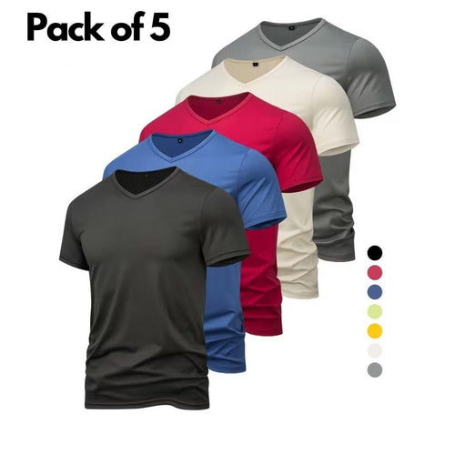 Casual Versatile T-Shirts Pack of 5