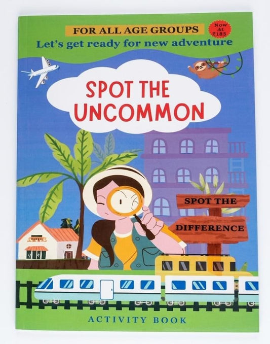 Spot The Uncommon – Fun Spot the Difference Activity Book for All Ages
